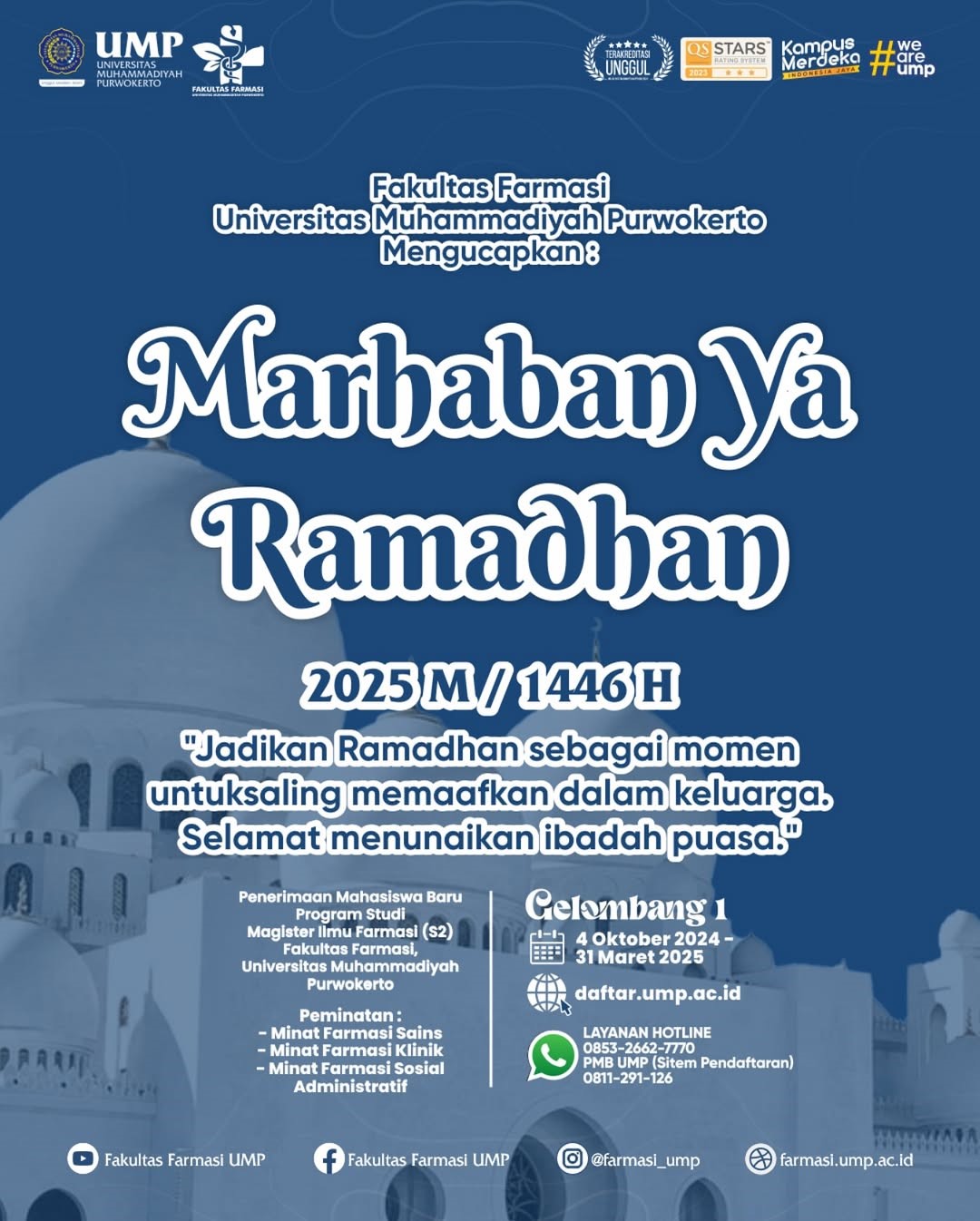 Marhaban Ya Ramadhan 2025 M/1446 H